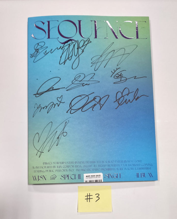 WJSN - Special Album "Sequence" - Hand Autographed(Signed) Promo Album
