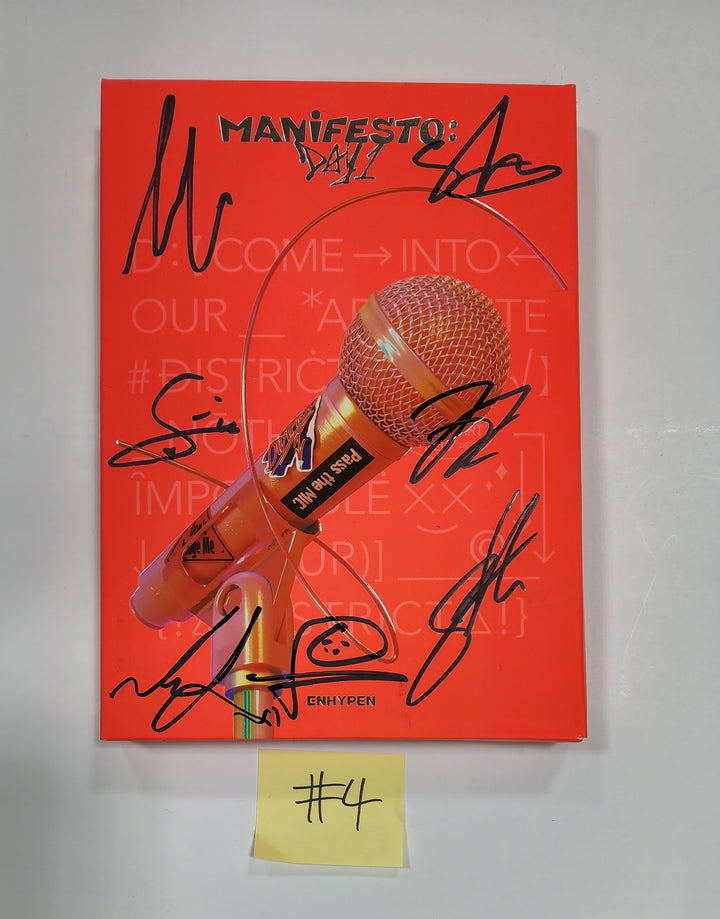 ENHYPEN 「MANIFESTO : DAY 1」 - 直筆サイン入りプロモアルバム