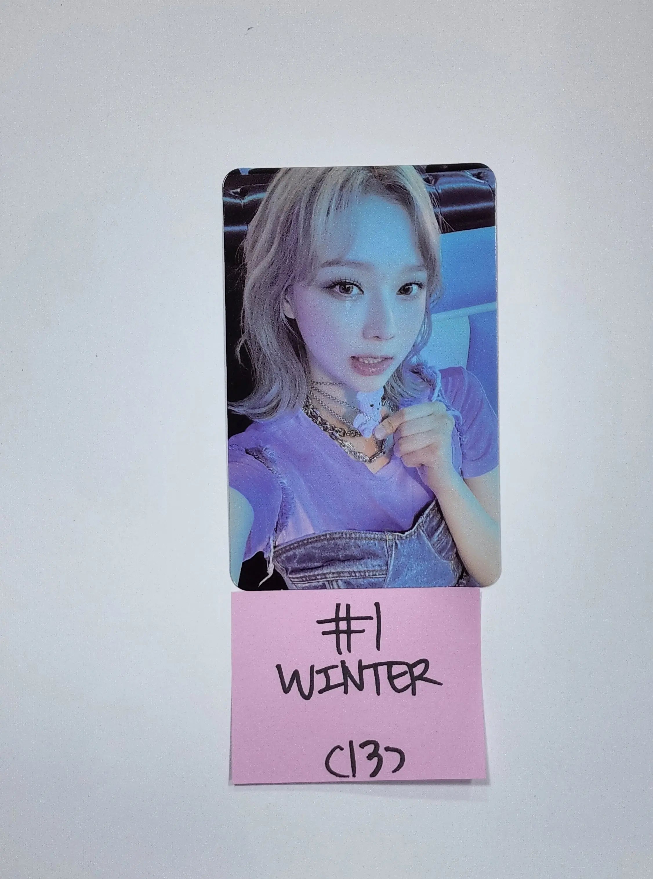 Aespa 'Girls' 2nd Mini - Official Photocard [Real World ver