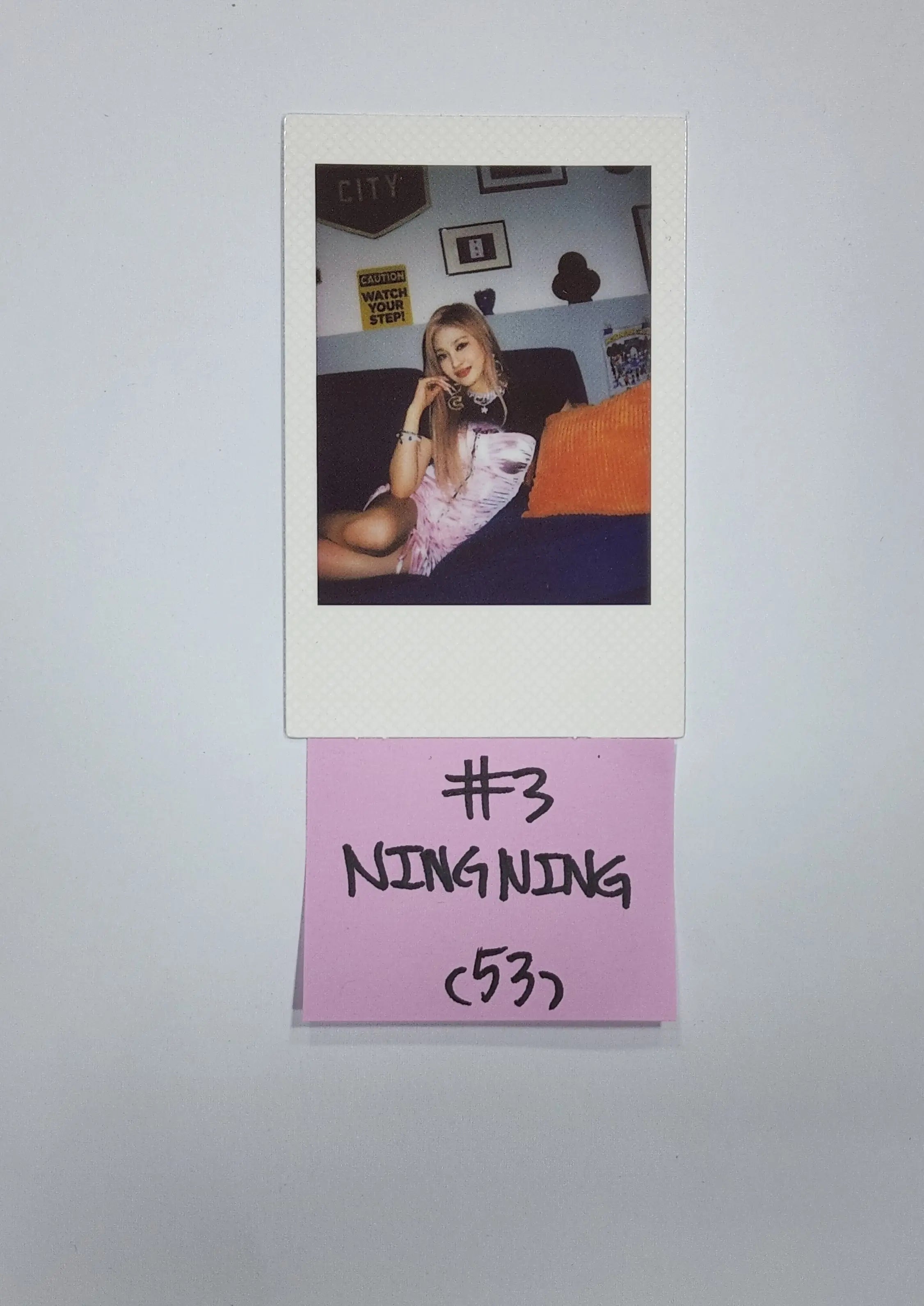 Karina signed high quality Polaroid photocard (READ)