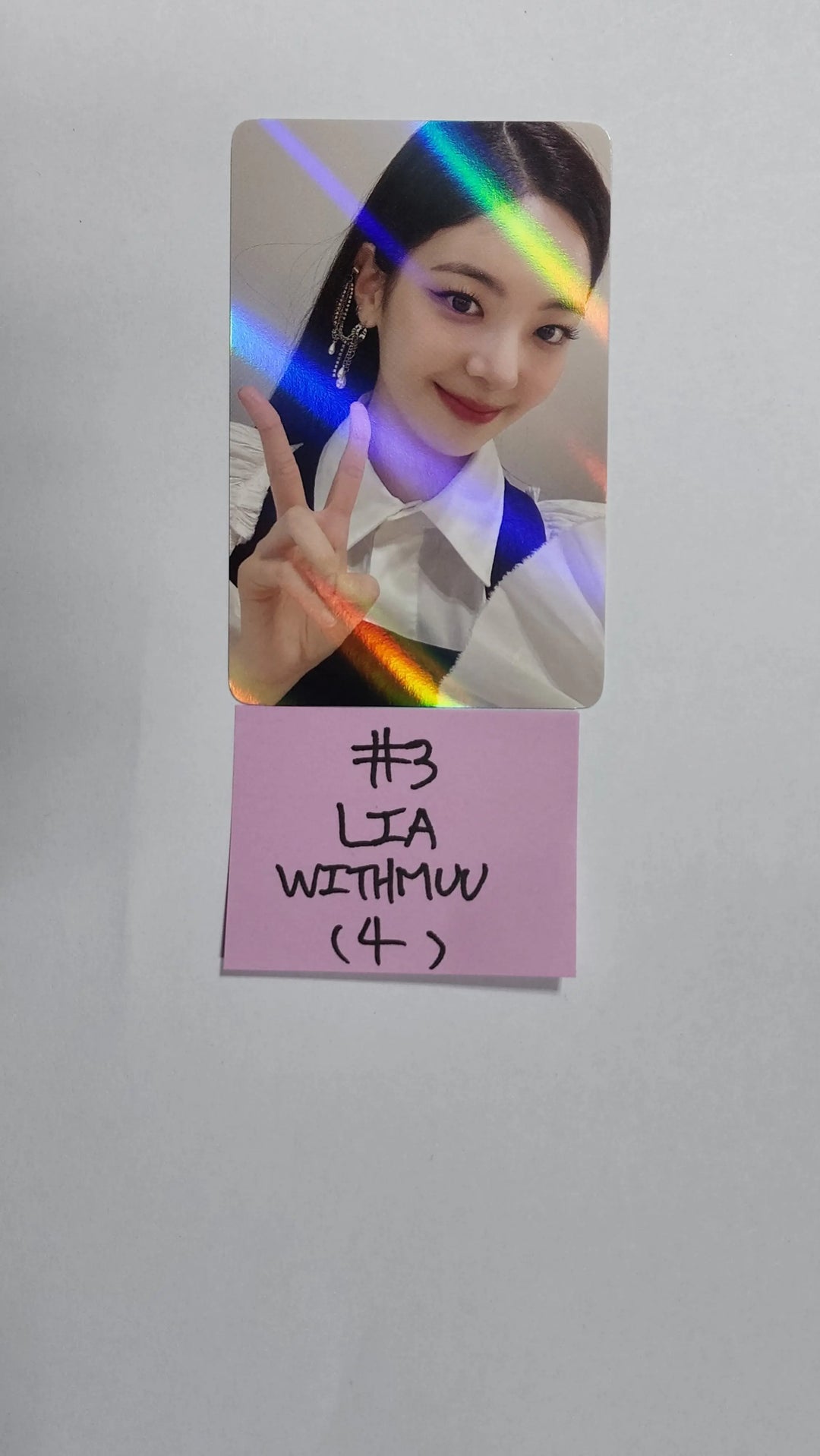 ITZY 'CHECKMATE' - Withmuu Pre-Order Benefit Hologram Photocard