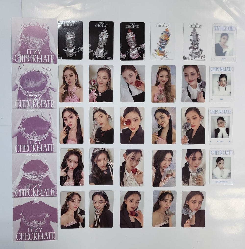 DejavYOU 2Pcs/Set Kpop Itzy Poster Album Checkmate Wall Sticker