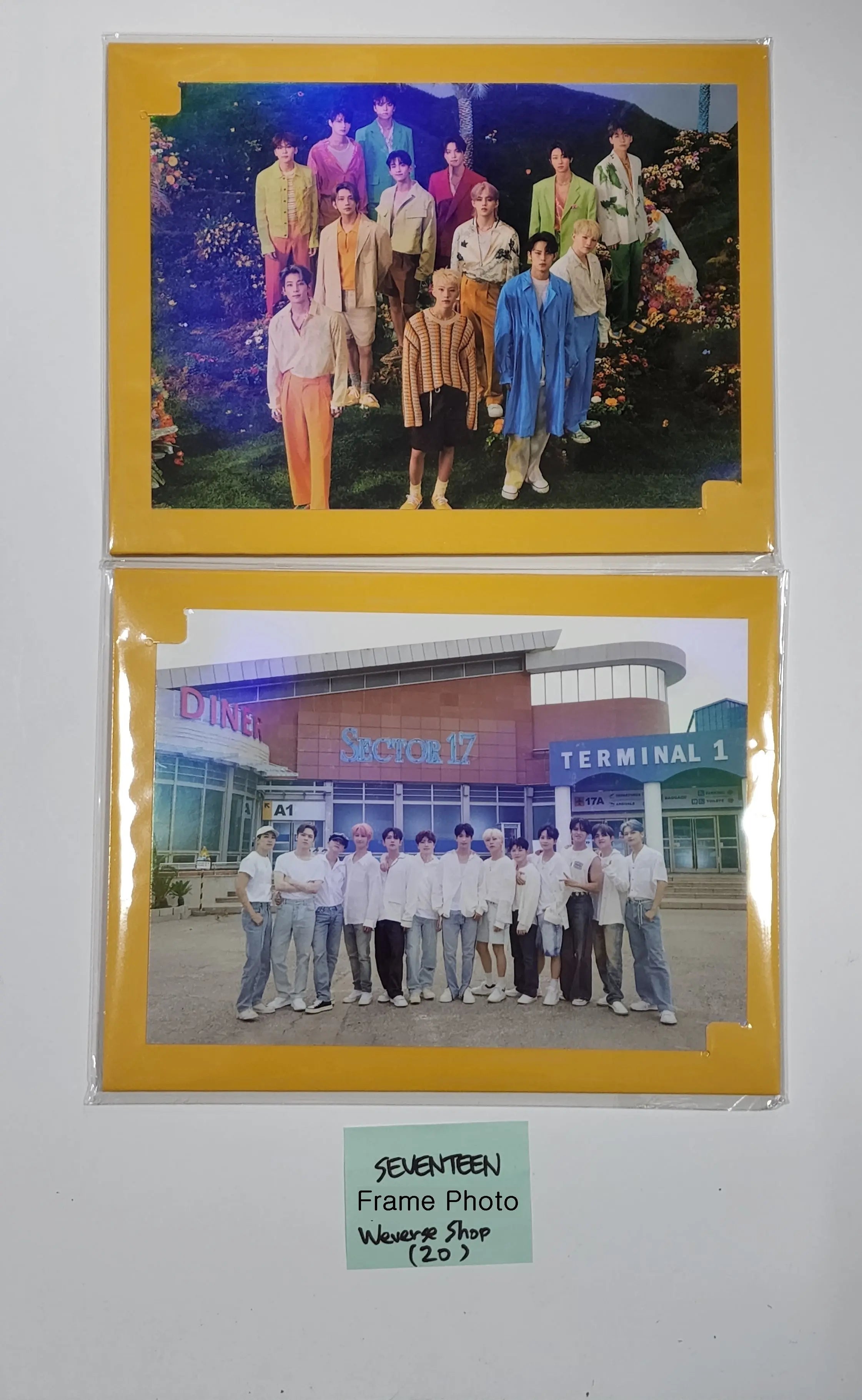 SEVENTEEN 'SECTOR 17' 4th Album Repackage - Weverse Shop Pre-Order Benefit  Frame Photo Set (2EA)