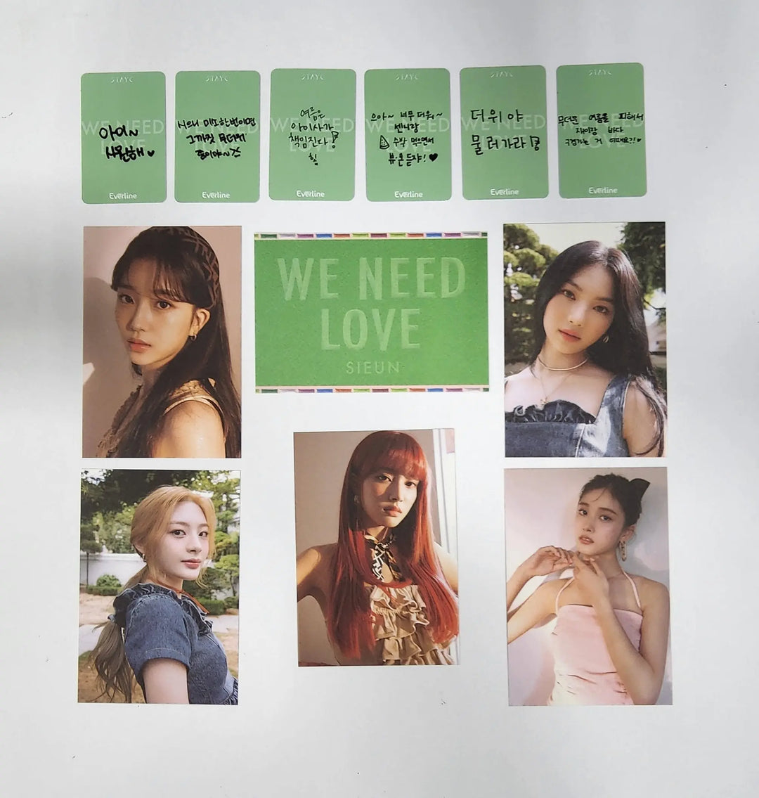 StayC #39 WE NEED LOVE #39 Everline Fansign Event Photocard Postcard StayC #39 WE NEED LOVE #39 Everline Fansign Event Photocard Postcard