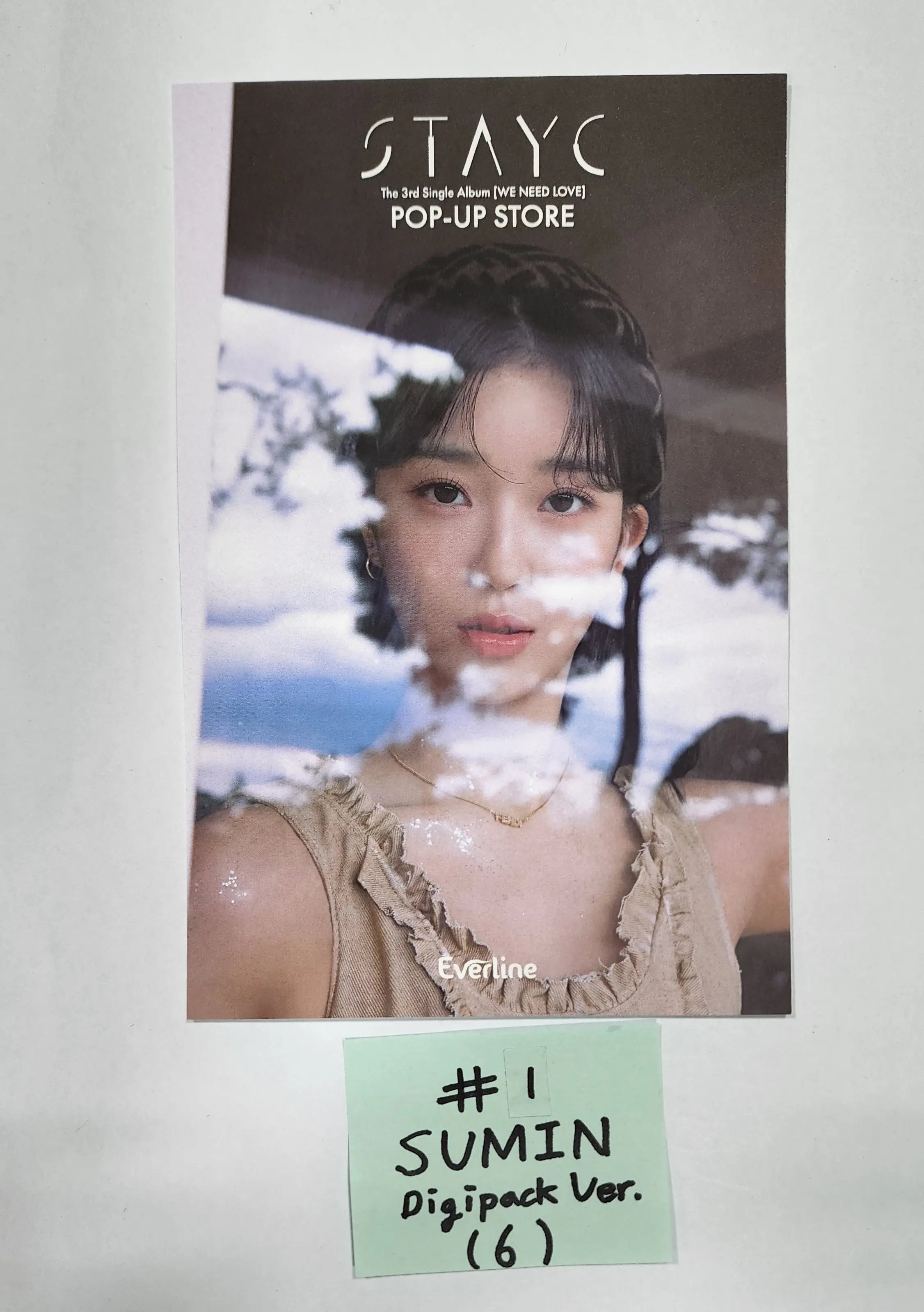 StayC 'WE NEED LOVE' - Everline Event Postcard [Digipack Ver