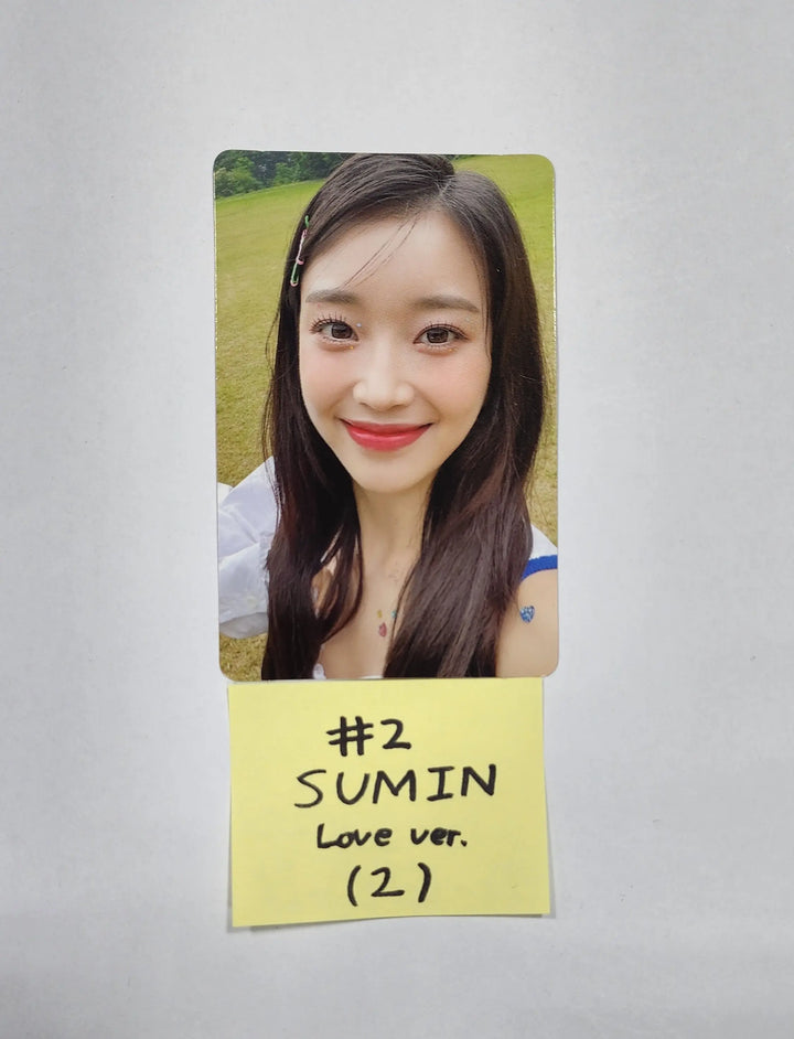 StayC 'WE NEED LOVE' - Official Photocard, Circle Card [Love Ver, Power Ver]