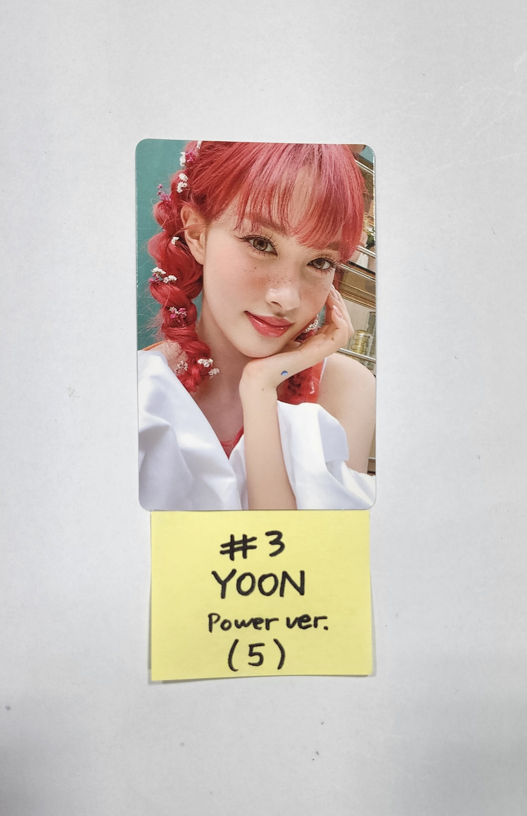 StayC 'WE NEED LOVE' - Official Photocard, Circle Card [Love Ver, Power Ver]