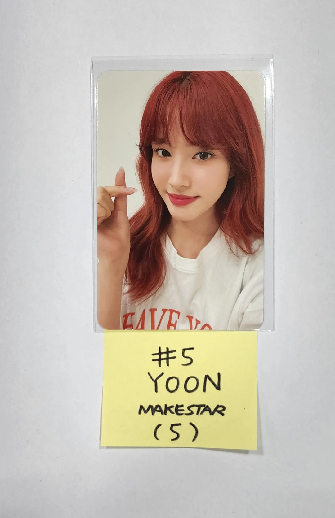 StayC 'WE NEED LOVE' - Makestar Fansign Event Photocard - HALLYUSUPERSTORE