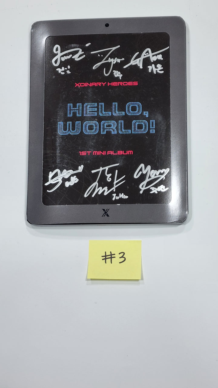 Xdinary "Hello, world!" - 친필 사인(사인) 프로모 앨범