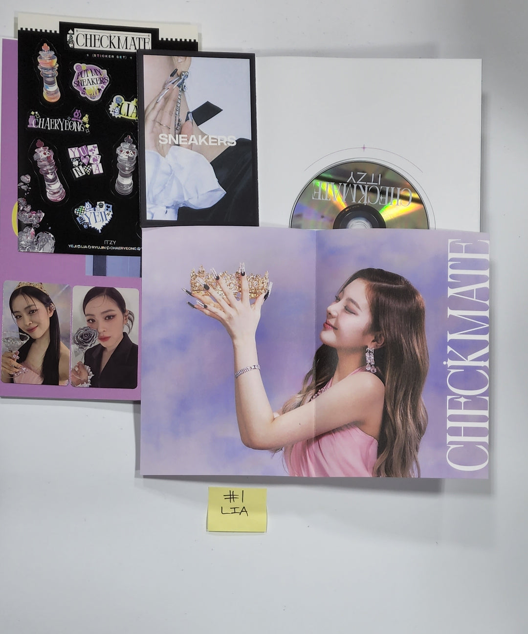 Itzy 'CHECKMATE' - Hand Autographed(Signed) Promo Album