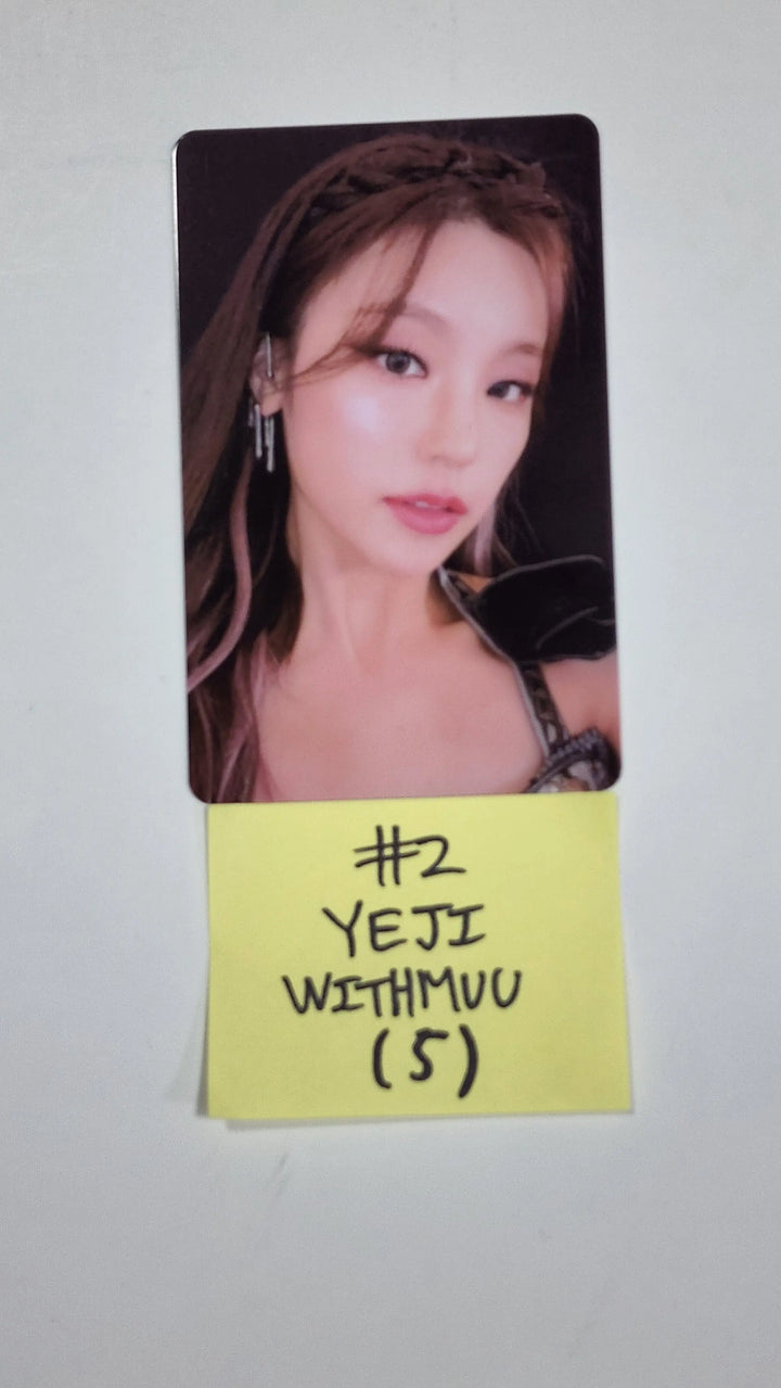 ITZY 'CHECKMATE' - Withmuu Lucky Draw Event PVC Photocard, Polaroid Type Photocard
