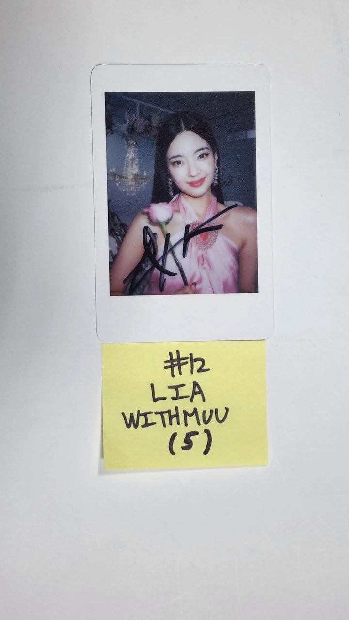 ITZY 'CHECKMATE' - Withmuu Lucky Draw Event PVC Photocard, Polaroid Type Photocard