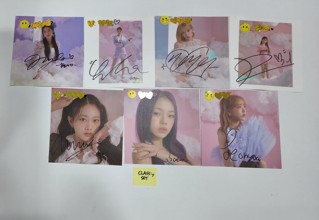Class:y - A Cut Page From Fansign Event Albums Set (7EA)