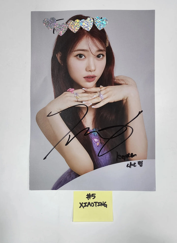 Kep1er - A Cut Page From Fansign Event Albums