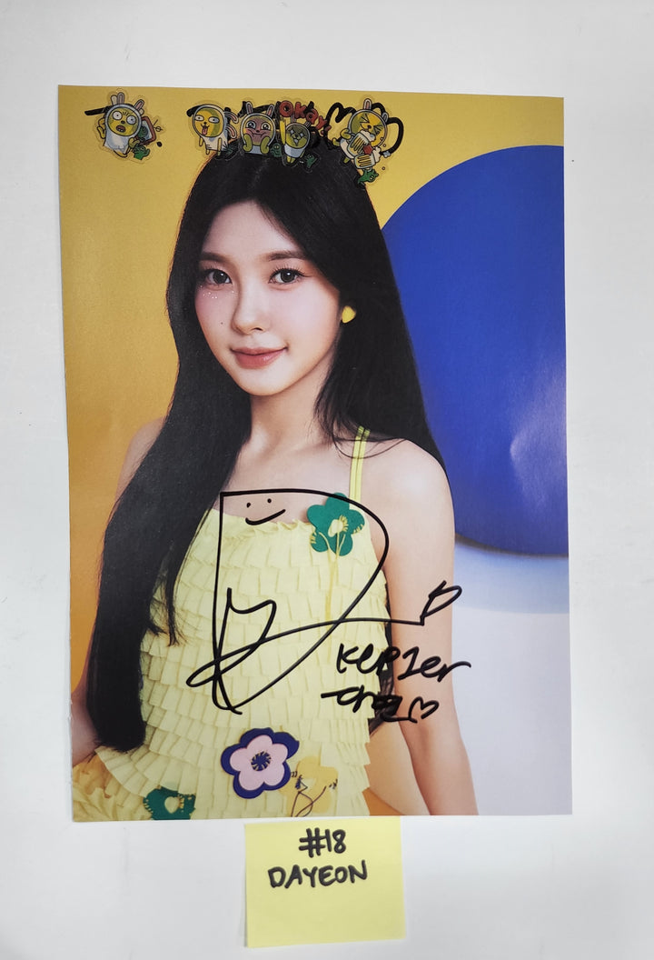 Kep1er - A Cut Page From Fansign Event Albums