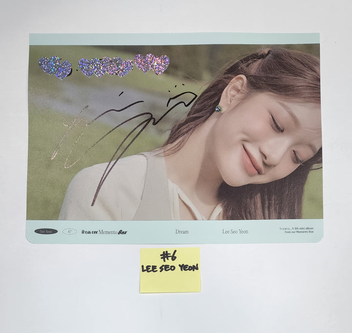 Fromis_9 - A Cut Page From Fansign Event Albums