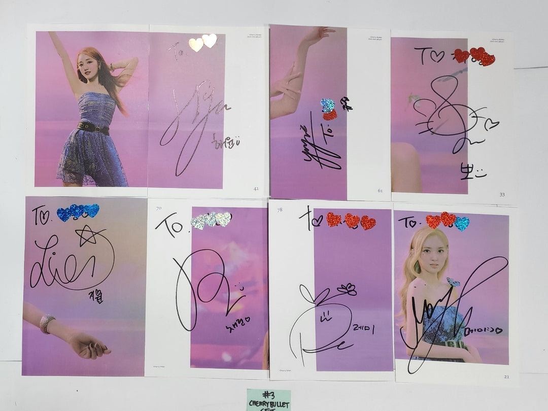 Cherry Bullet - A Cut Page From Fansign Event Albums