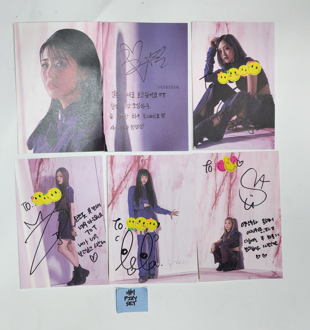 PIXY - A Cut Page From Fansign Event Albums Set