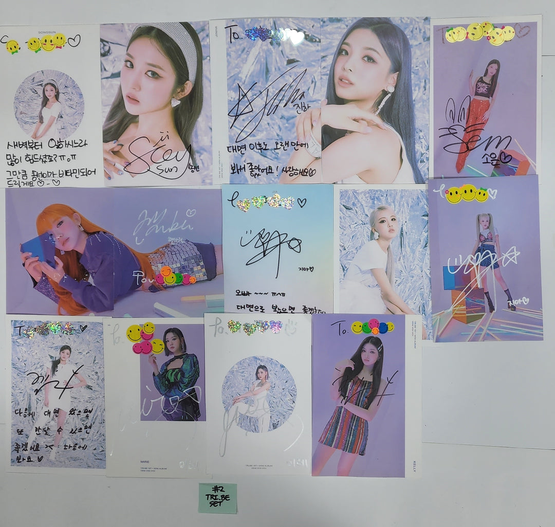 TRI.BE - A Cut Page From Fansign Event Albums Set