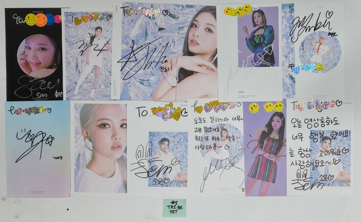 TRI.BE - A Cut Page From Fansign Event Albums Set