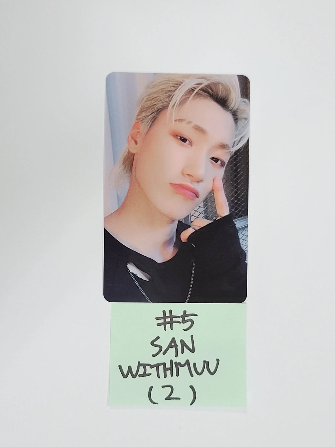 Ateez "The World Ep.1 - MOVEMENT" - Withmuu Fansign Event Benefit PVC PhotoCard