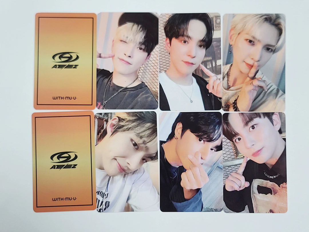 Ateez "The World Ep.1 - MOVEMENT" - Withmuu Fansign Event Benefit PVC PhotoCard