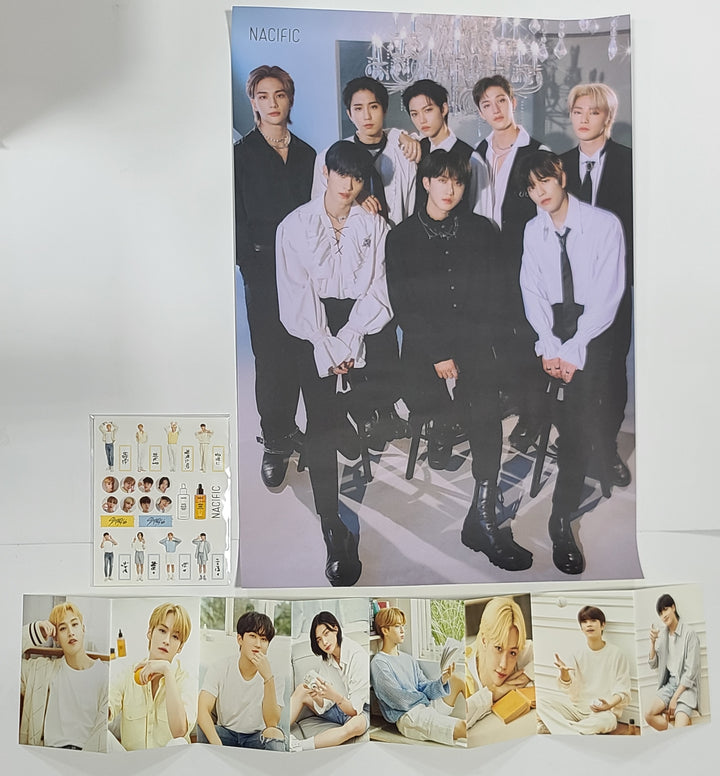 Stray Kids X NACIFIC Pop-Up Store 'SUMMER STAY' - SKZOO MD [Poster + Accordion Photo+ Sticker]