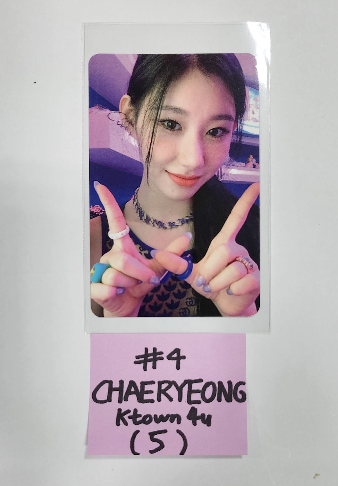 ITZY 'CHECKMATE' - Ktown4U Fan Sign Event PhotoCard