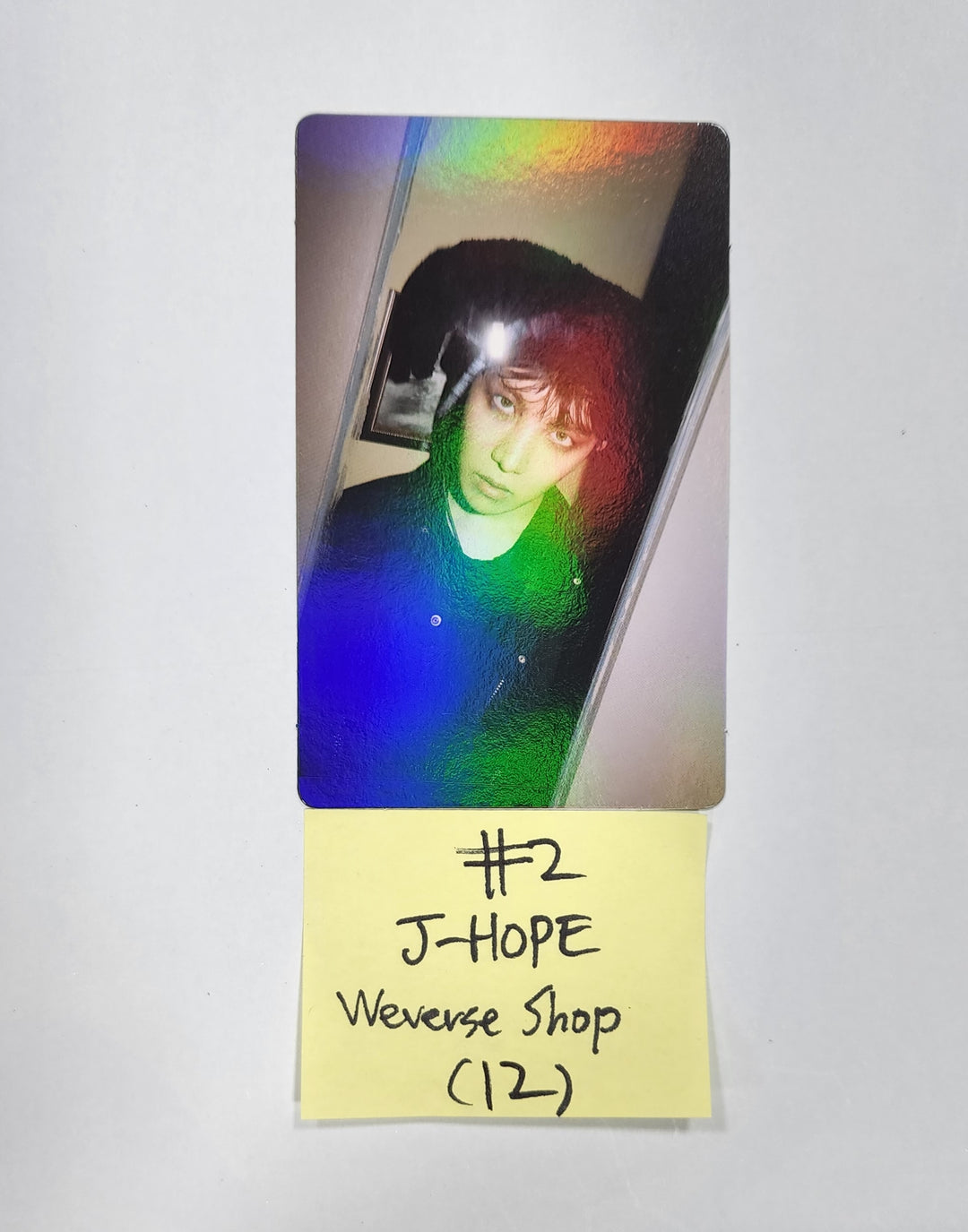 J-Hope (of BTS) "Jack in the Box" - Weverse Pre-Order Benefit Hologram PhotoCard +Transparent PVC Photocard