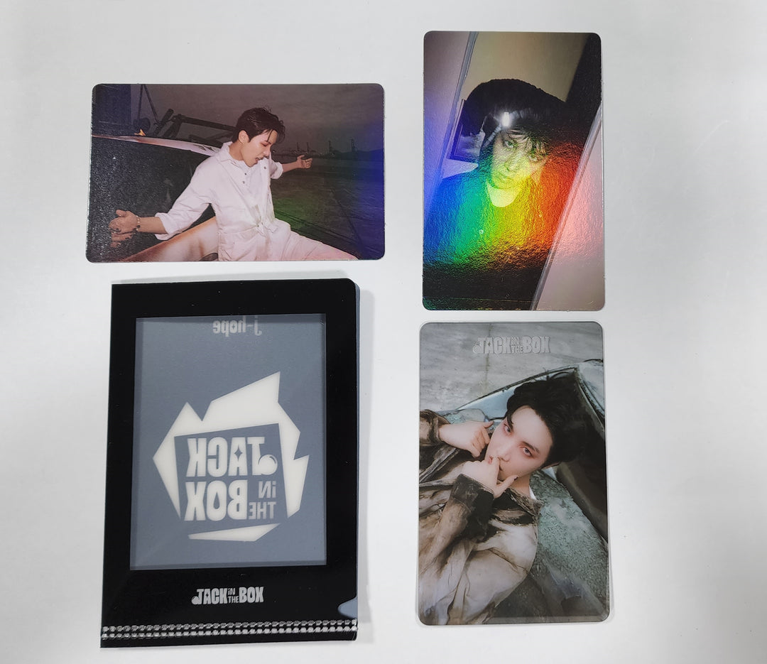 J-Hope (of BTS) "Jack in the Box" - Weverse Pre-Order Benefit Hologram PhotoCard +Transparent PVC Photocard