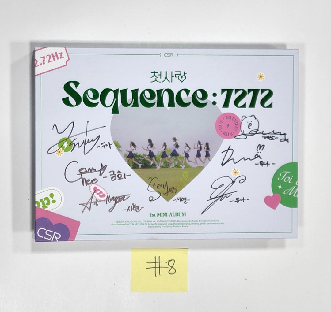 CSR - 1st Mini Album "Sequence : 7272" - Hand Autographed(Signed) Promo Album