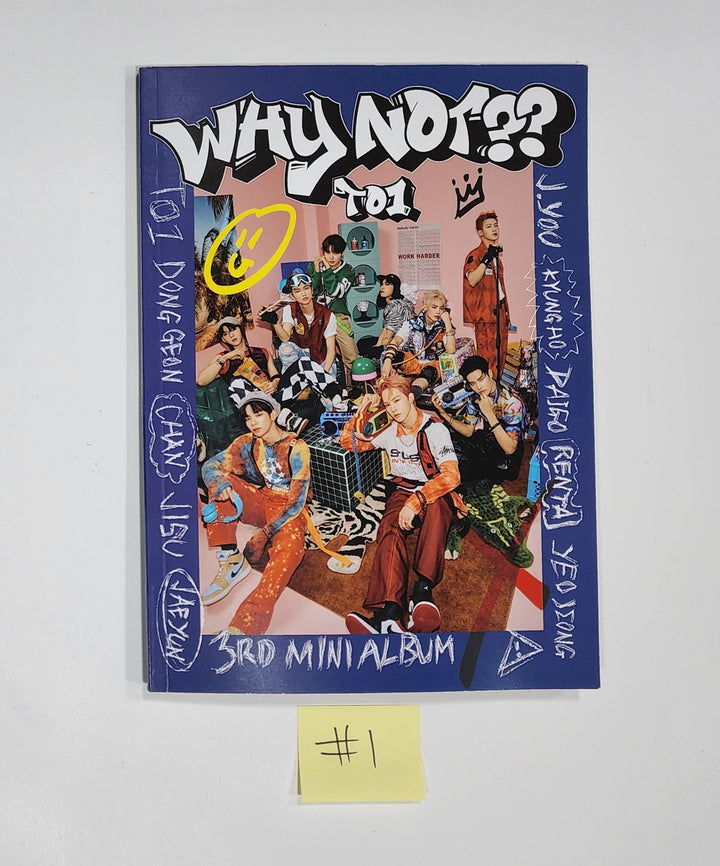 To1 - 3rd Mini Album「Why Not??」 - 直筆サイン入りプロモアルバム