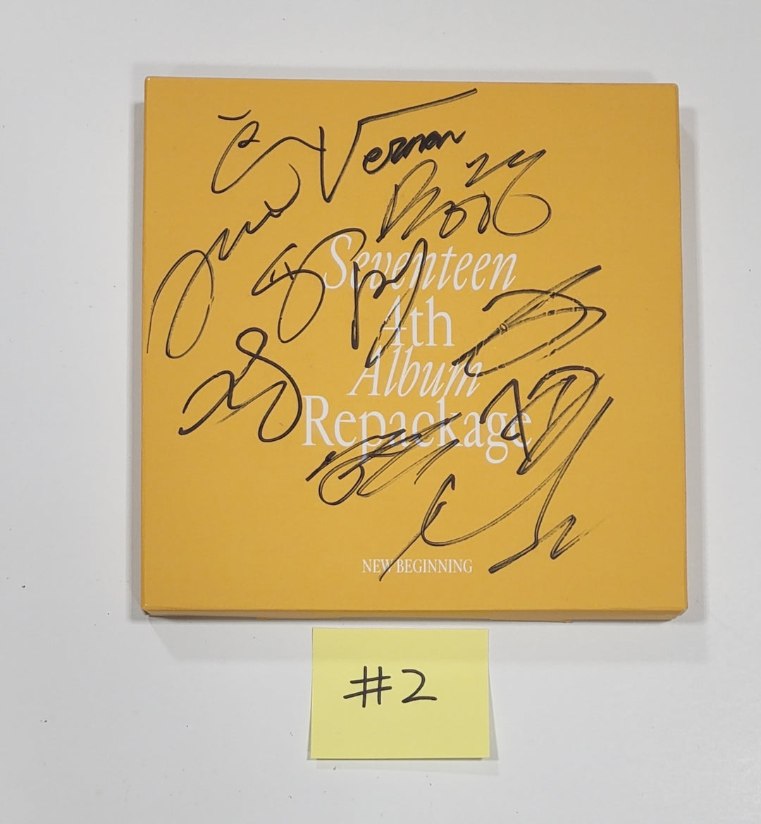 SEVENTEEN 4thアルバムリパッケージ「SECTOR 17」 - 直筆サイン入りプロモアルバム