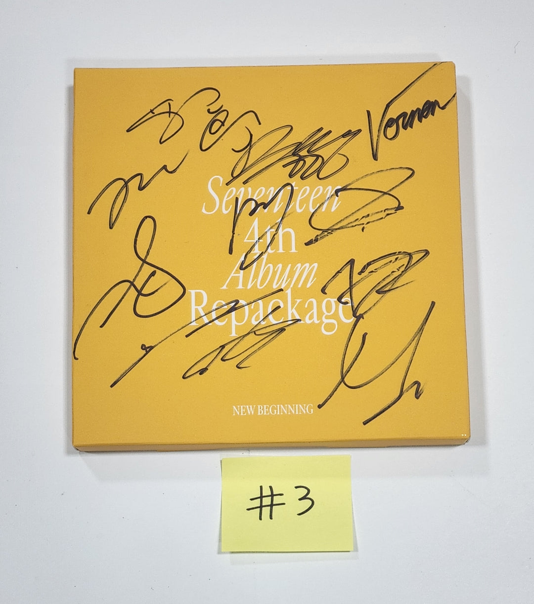 Seventeen 4th Album Repackage "SECTOR 17" - Hand Autographed(Signed) Promo Album