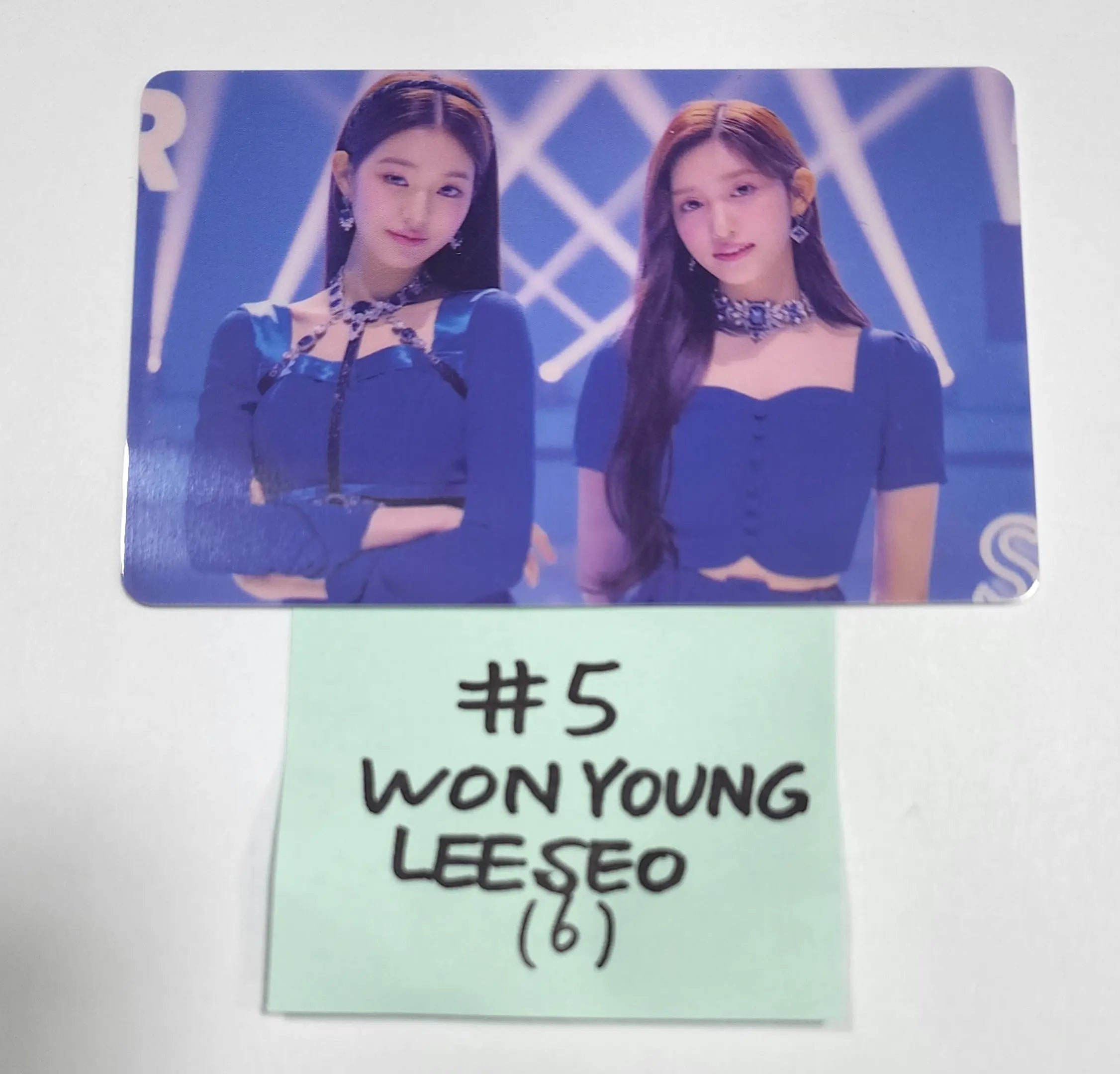 Wonyoung & Leeseo (Of IVE) Pepsi Event PVC PhotoCard