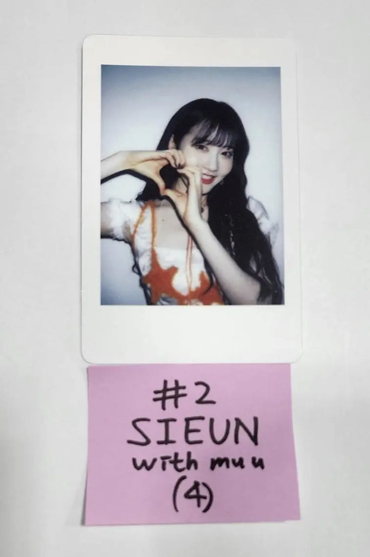 StayC 'WE NEED LOVE' - Withmuu Luckydraw Event PVC Photocard + Polaroid Type Photocard