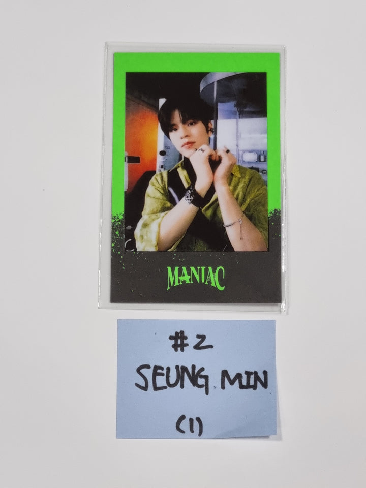 Stray Kids - 2nd World Tour merch [MANIAC] IN SEOUL Pre-order Benefit Polaroid Type Photocard