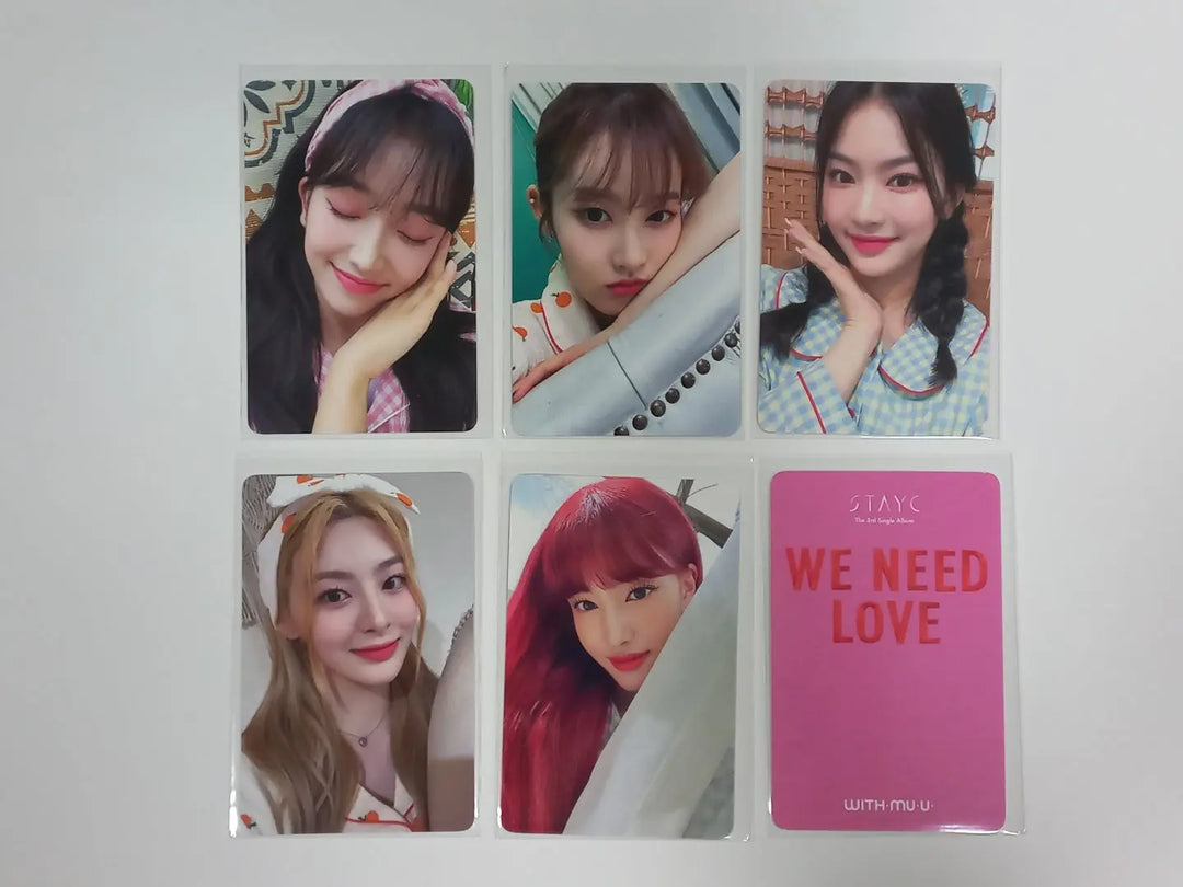 StayC #39 WE NEED LOVE #39 Withmuu Fansign Event Photocard HALLYUSUPERSTORE StayC #39 WE NEED LOVE #39 Withmuu Fansign Event Photocard HALLYUSUPERSTORE
