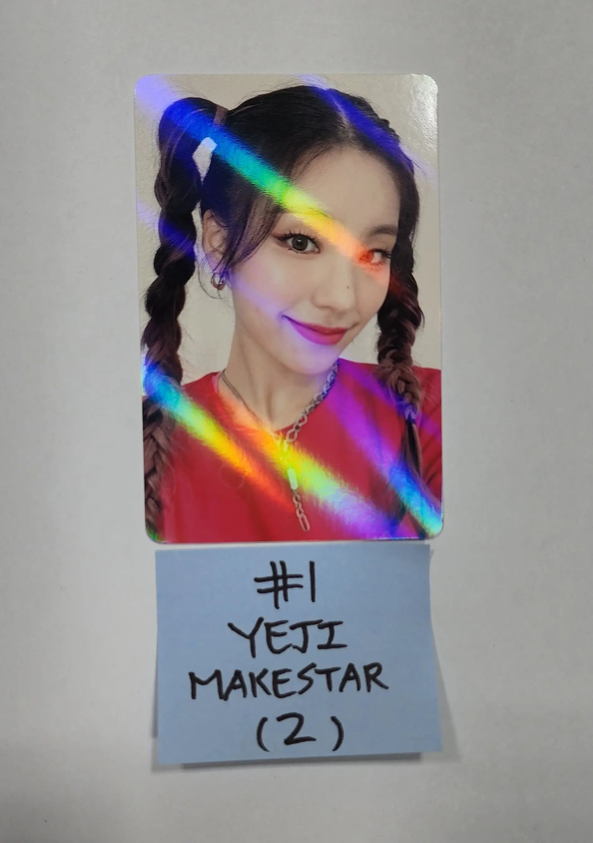 ITZY 'CHECKMATE' - Makestar Fansign Event Hologram Photocard