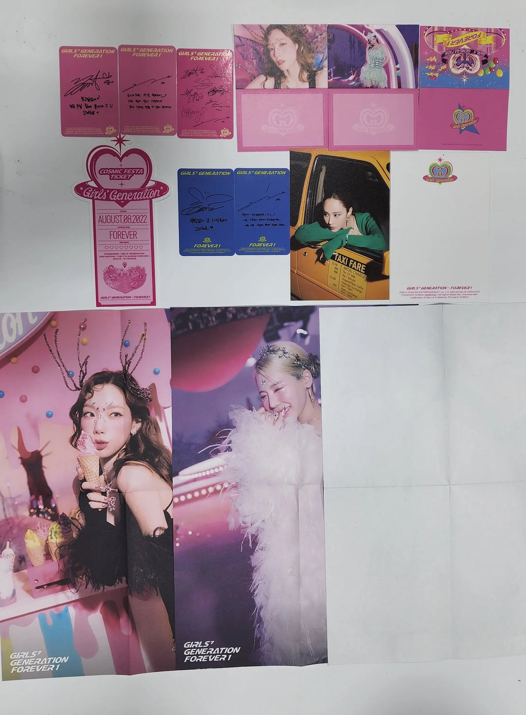 소녀시대 소녀시대 "FOREVER 1" 7집 앨범 - Official Photocard