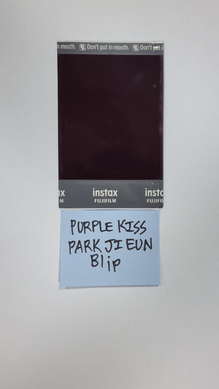 Park Ji Eun (of Purple Kiss) 4th mini – Hand Autographed(Signed) Polaroid