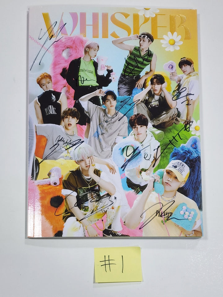 THE BOYZ "BE AWARE" 7th mini Album - Hand Autographed(Signed) Promo Album - HALLYUSUPERSTORE