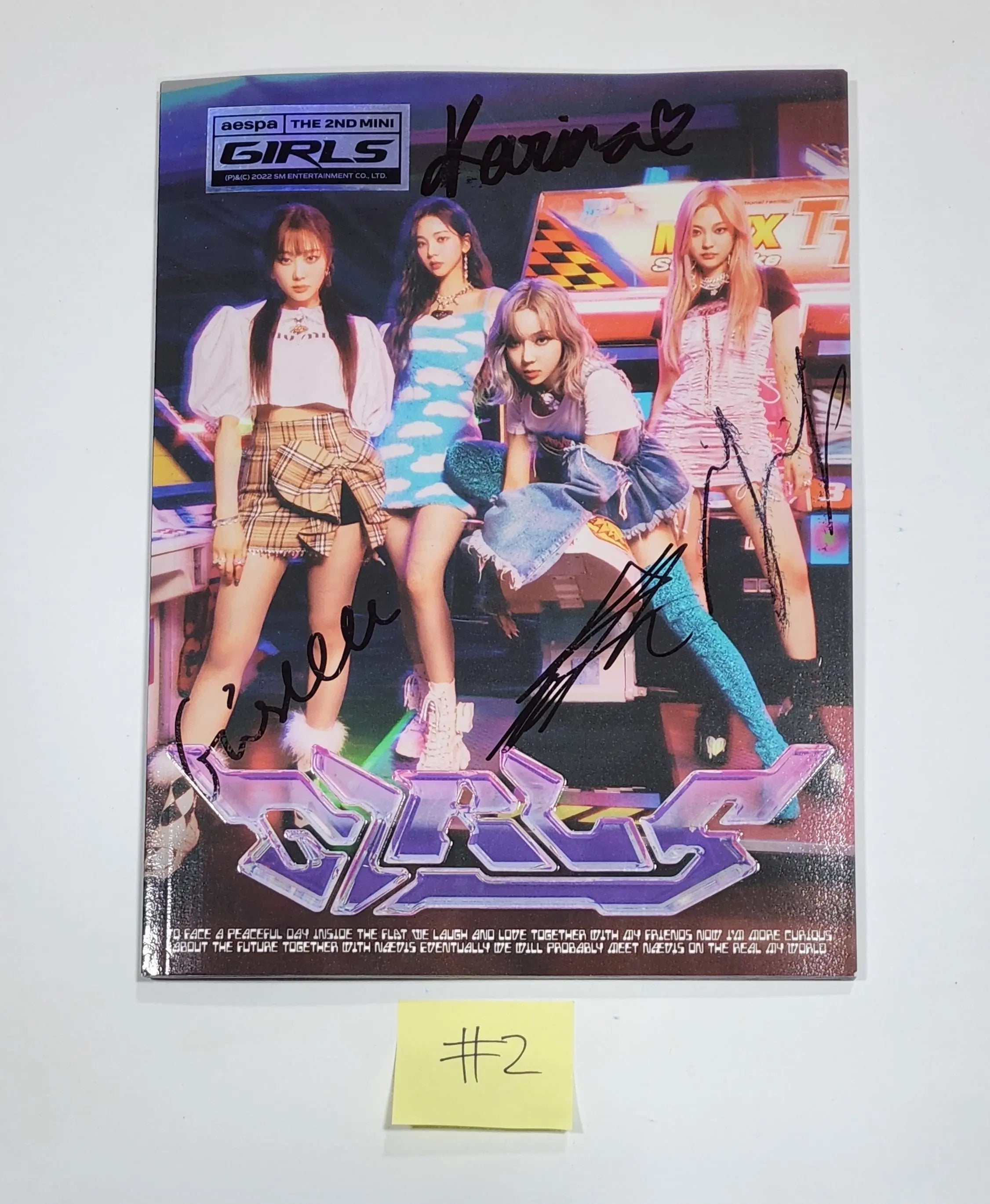 aespa girls直筆サインアルバム aespa [GIRLS] All Member Autographed Signed Album | eBay
