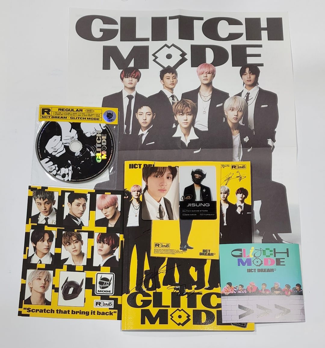 NCT Dream "Glitch Mode" - Hand Autographed(Signed) Promo Album