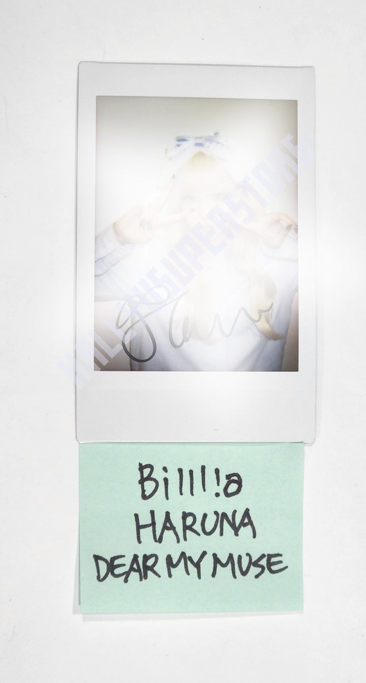 Haruna (of Billlie) 'track by YOON: 팥빙수' - Hand Autographed(Signed) Polaroid - HALLYUSUPERSTORE