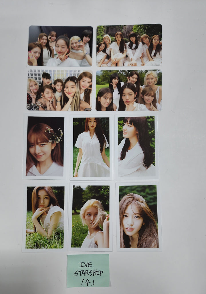 IVE 'After Like' - Starship Pre-Order Benefit Event Photo & Unit Photocards Set (10EA)