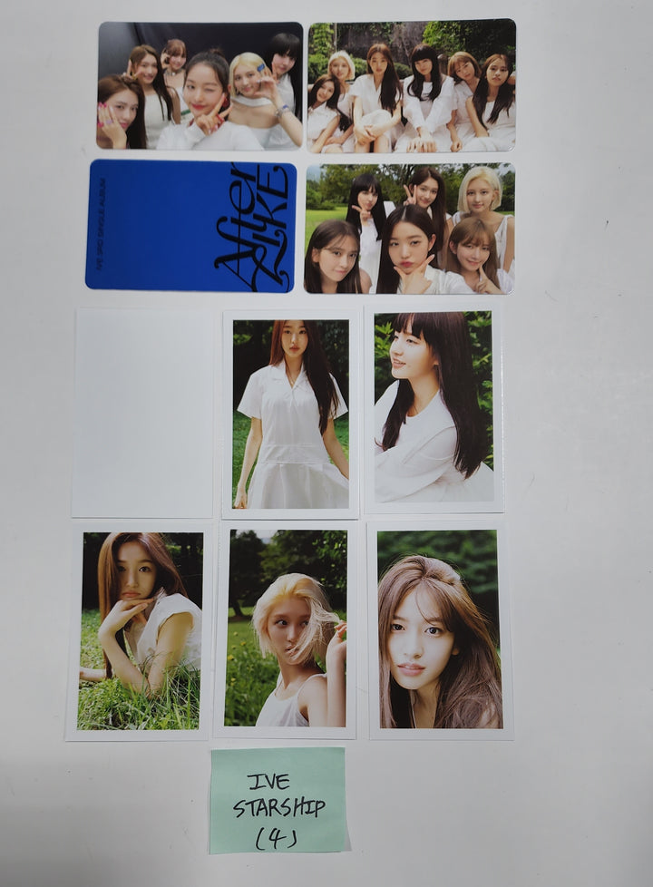 IVE 'After Like' - Starship Pre-Order Benefit Event Photo & Unit Photocards Set (10EA)