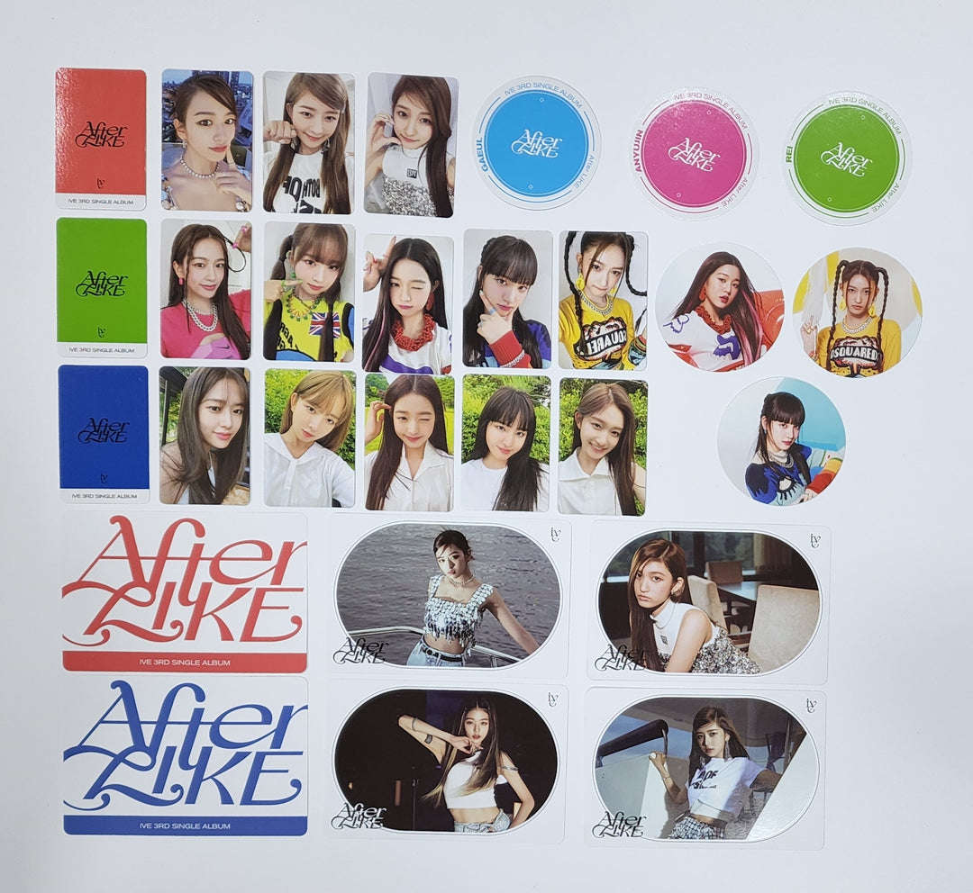 IVE 'After Like' - 오피셜 포토카드, 서클카드, 엽서 
