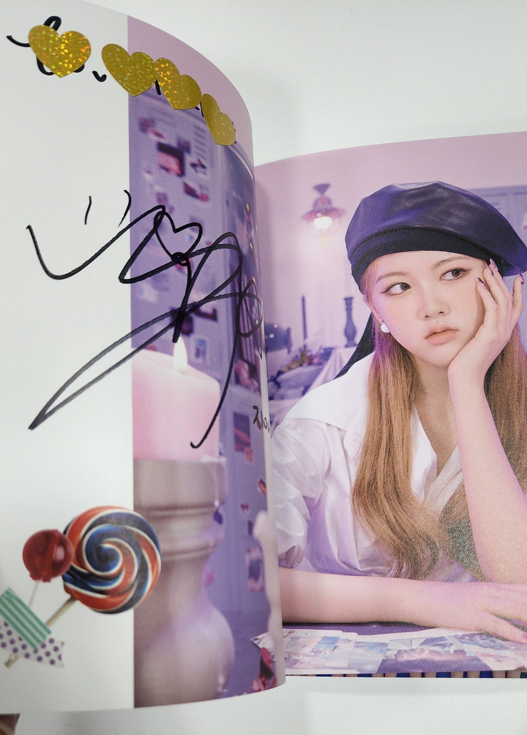 TRI.BE 'LEVIOSA' - Makestar Fansign Event winner Hand Autographed(Signed) album + Winner MD