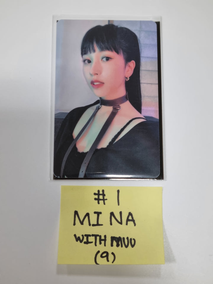 Twice "BETWEEN 1&2" 11th Mini Album - Withmuu Lucky Draw Event PVC Photocard